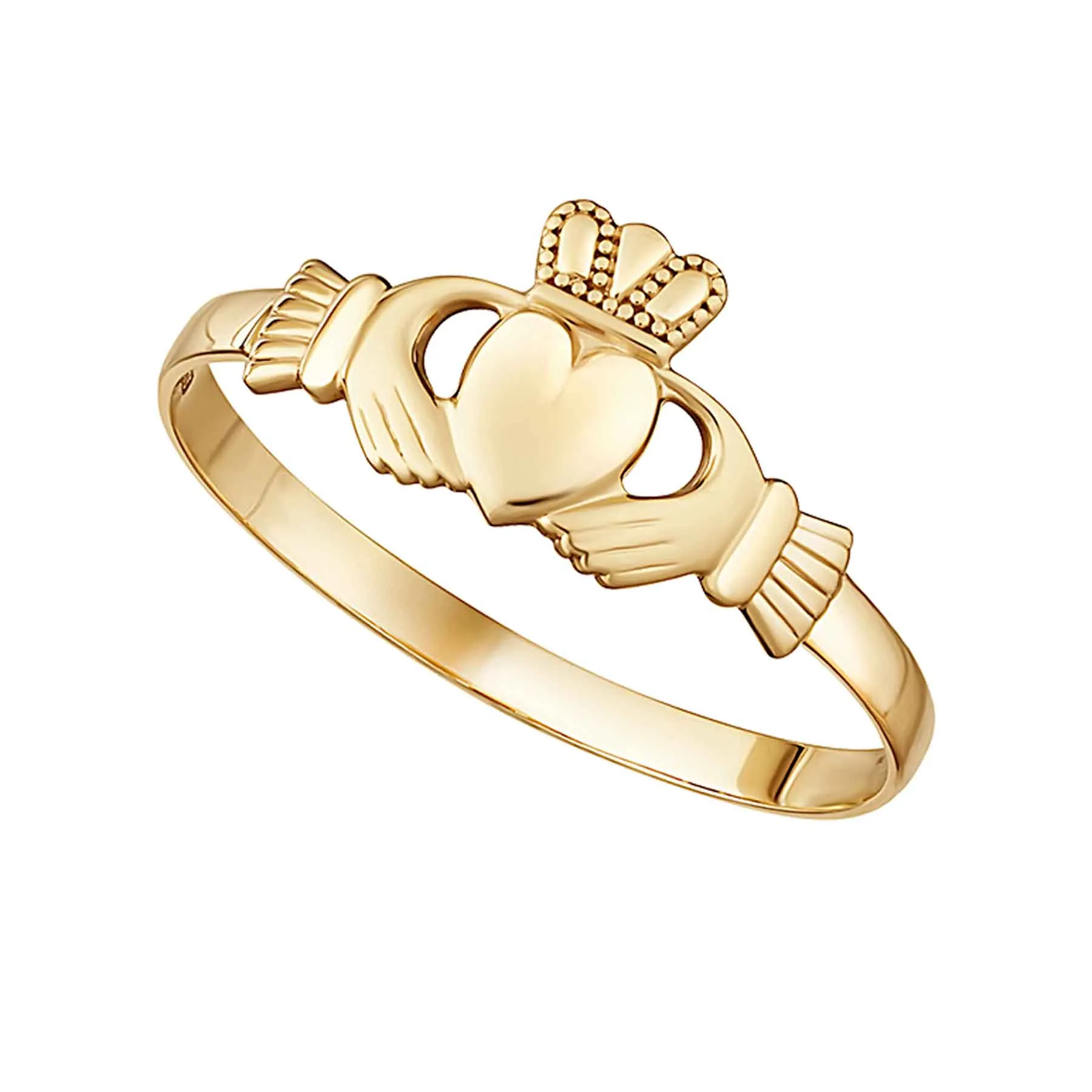 10K Gold Claddagh Ring