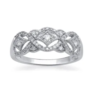 1/3 CTW Diamond Ring in 10KT White Gold