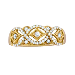 1/3 CTW Diamond Ring in 10KT Yellow Gold