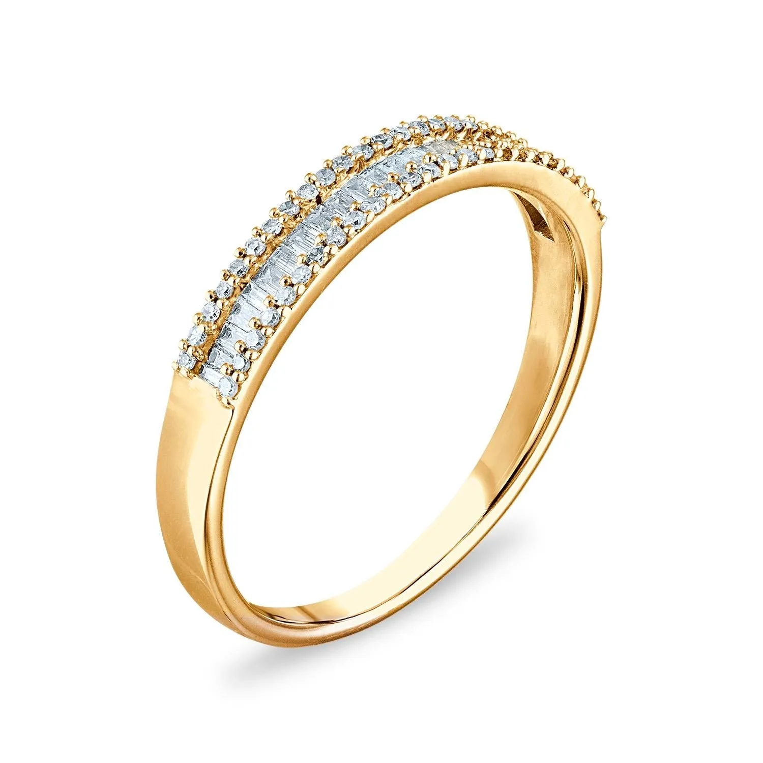 1/4 CTW Diamond Fashion Ring in 10KT Yellow Gold