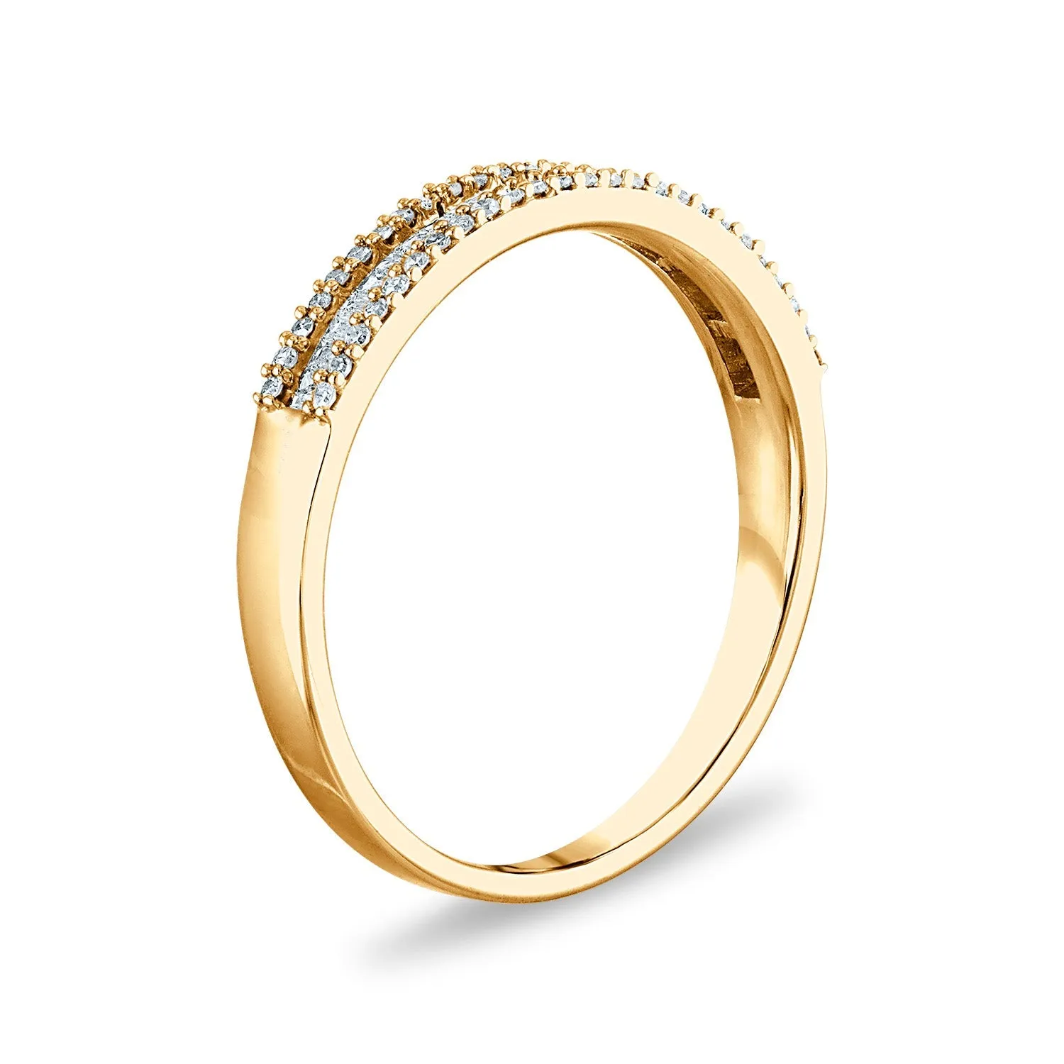 1/4 CTW Diamond Fashion Ring in 10KT Yellow Gold