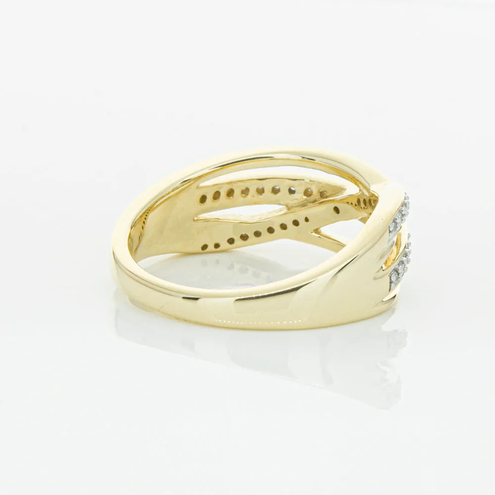 14ct Yellow Gold Diamond Nevaeh Band