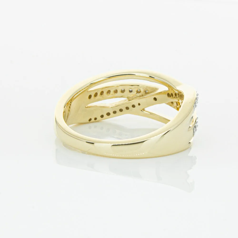 14ct Yellow Gold Diamond Nevaeh Band