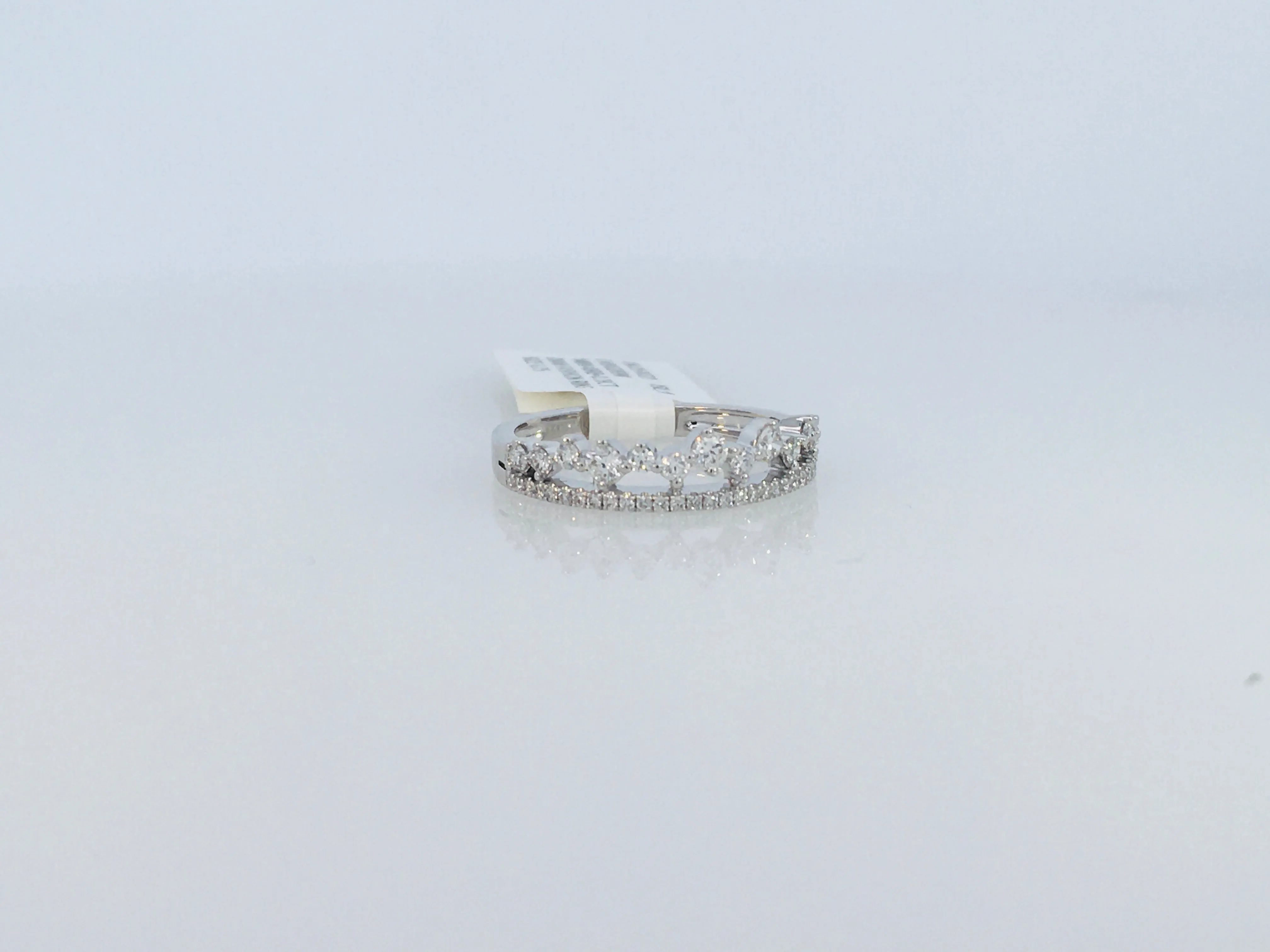 14K White Gold 0.39ct. Diamond Fashion Ring