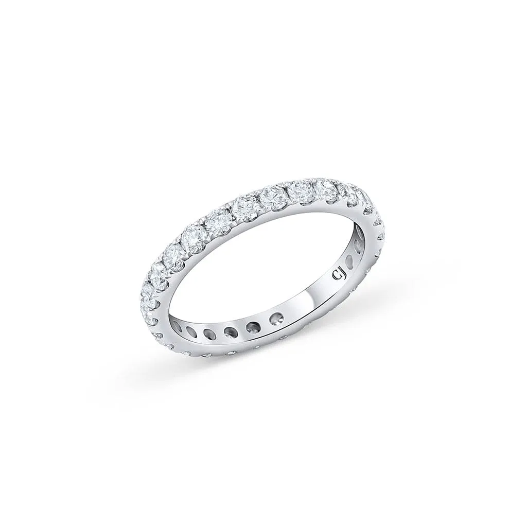 18k White Gold 1.04 ctw Eternity Band