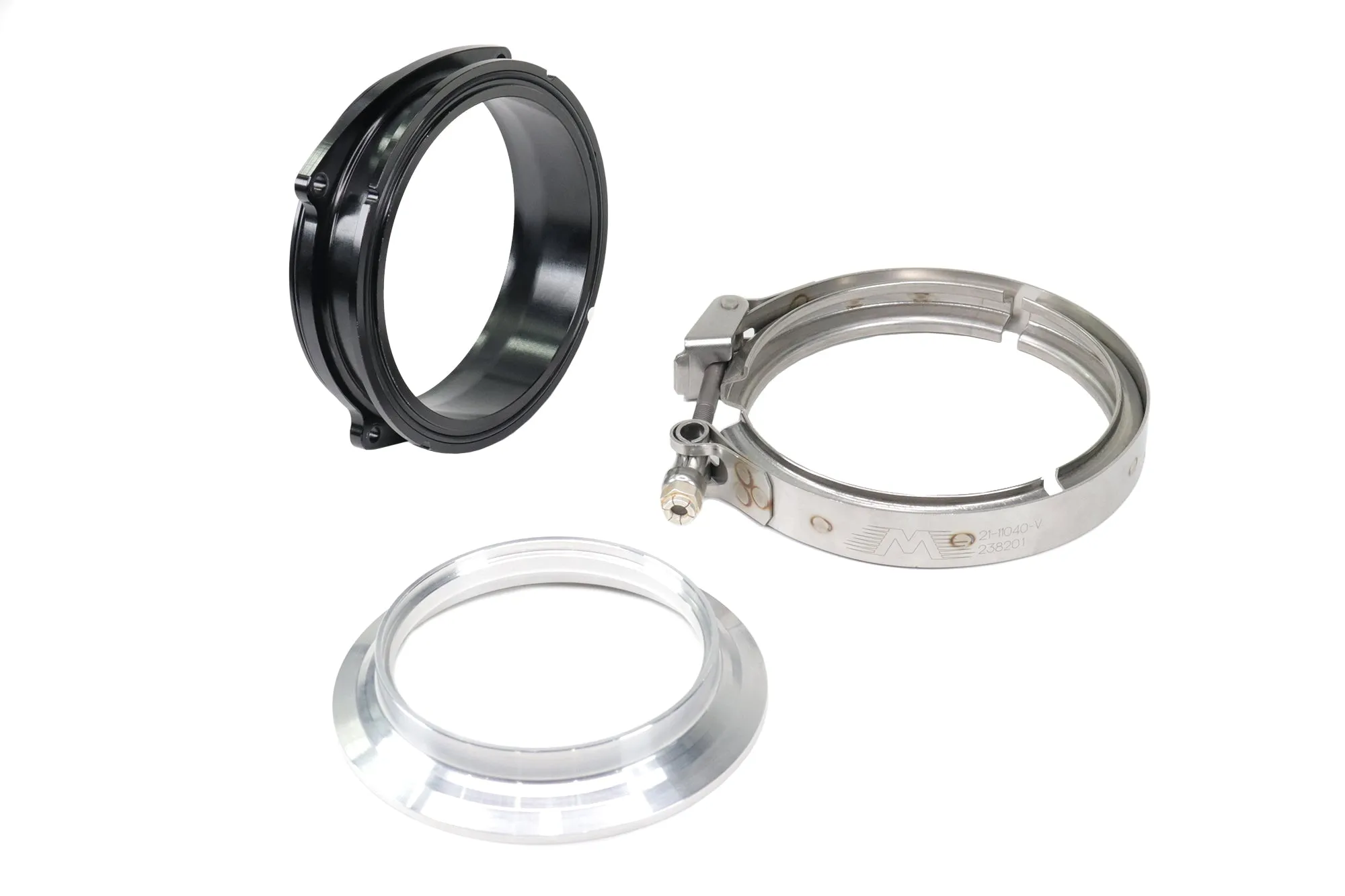 3.5" V-band w/ Quick Release Clamp / Weld Flange for ICON 92mm Throttle Body