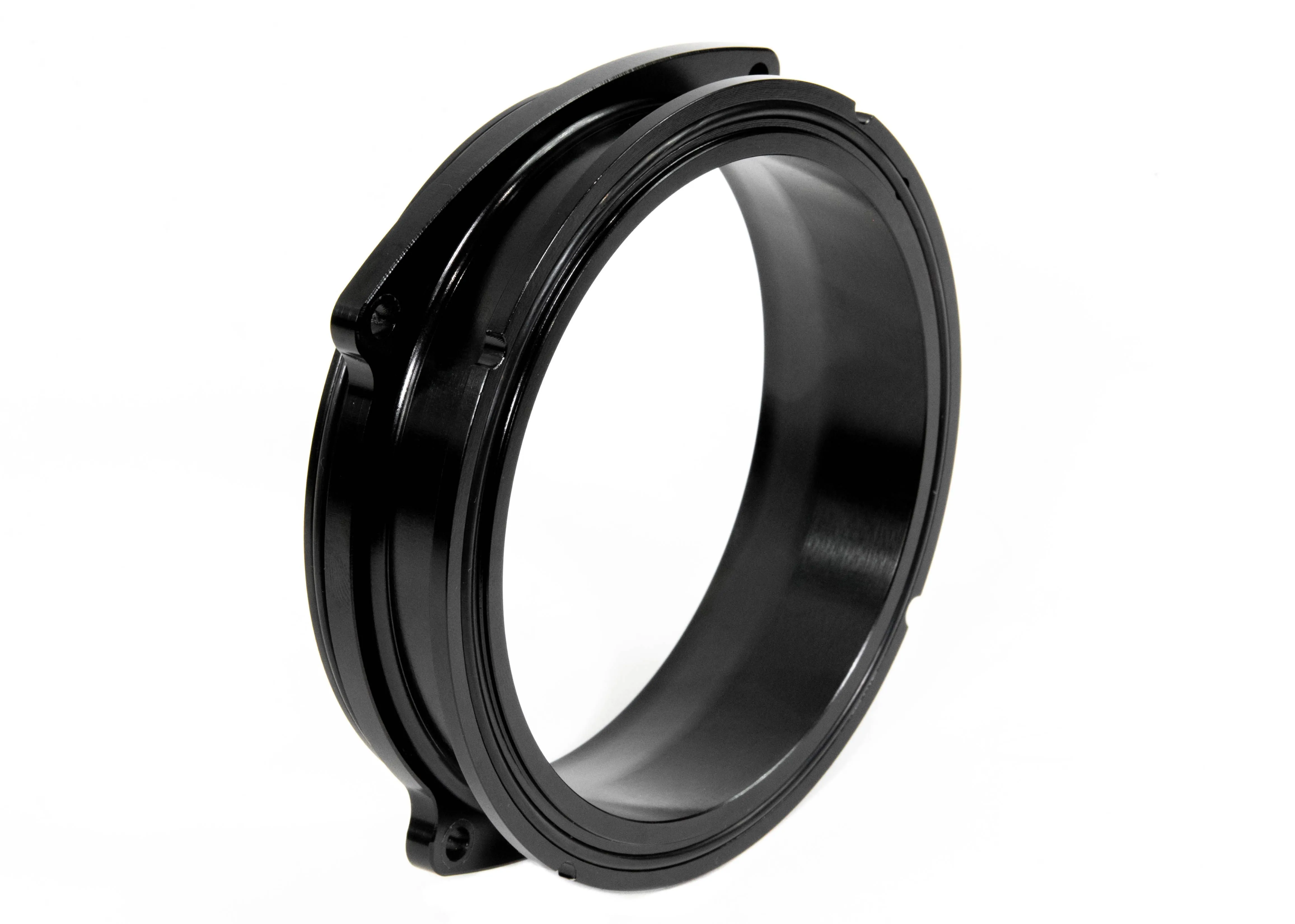 4" V-Band w/ Quick Release Clamp / Weld Flange for ICON 102mm Black