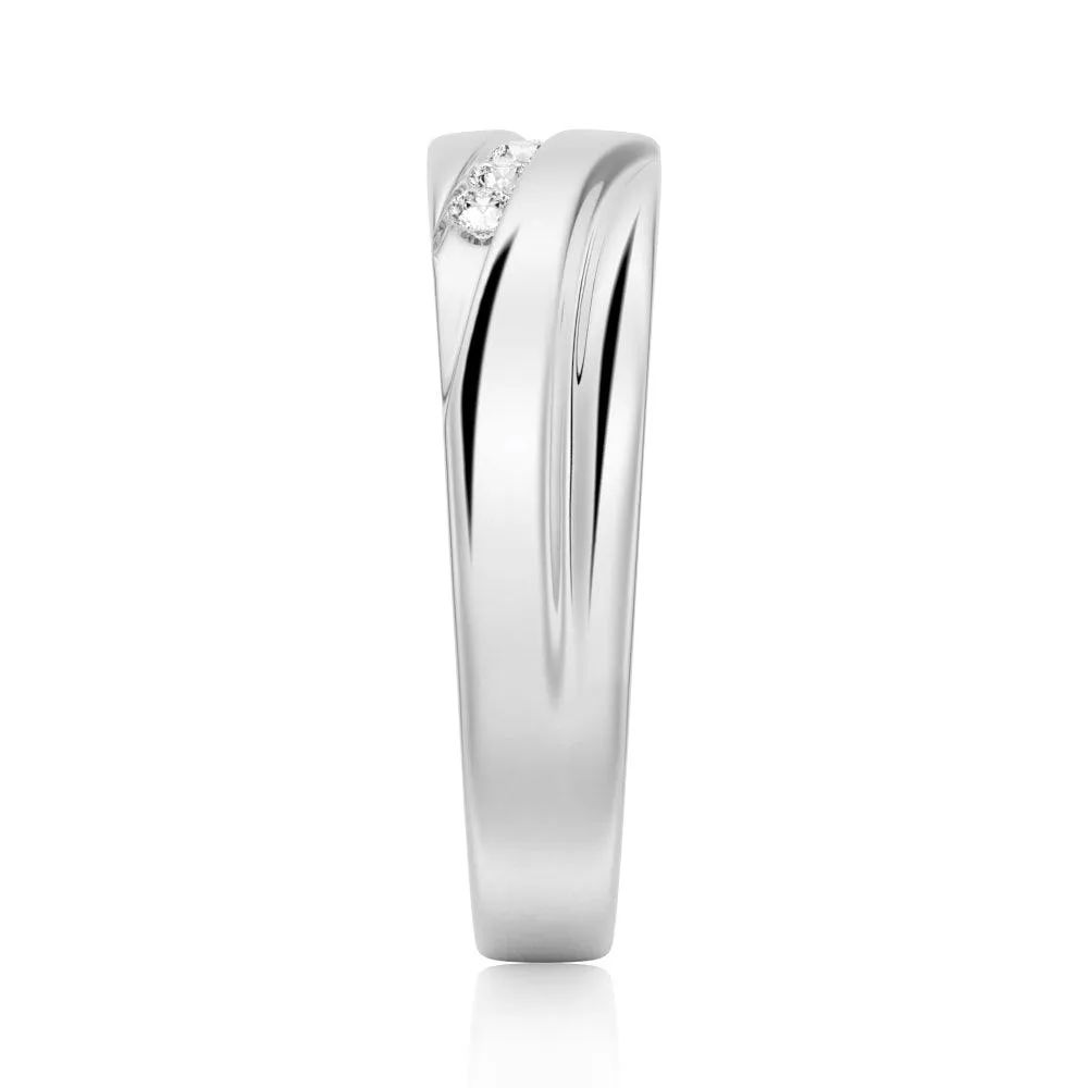 6.5mm Moissanite Men's Wedding Band