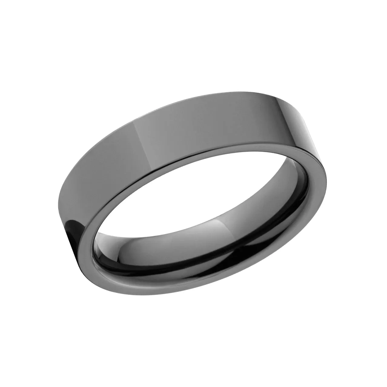 6mm Black Ceramic Ring - Men's Wedding Bands