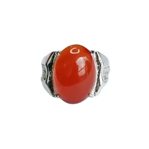 Agate Fortune's Favor Sterling Silver Ring