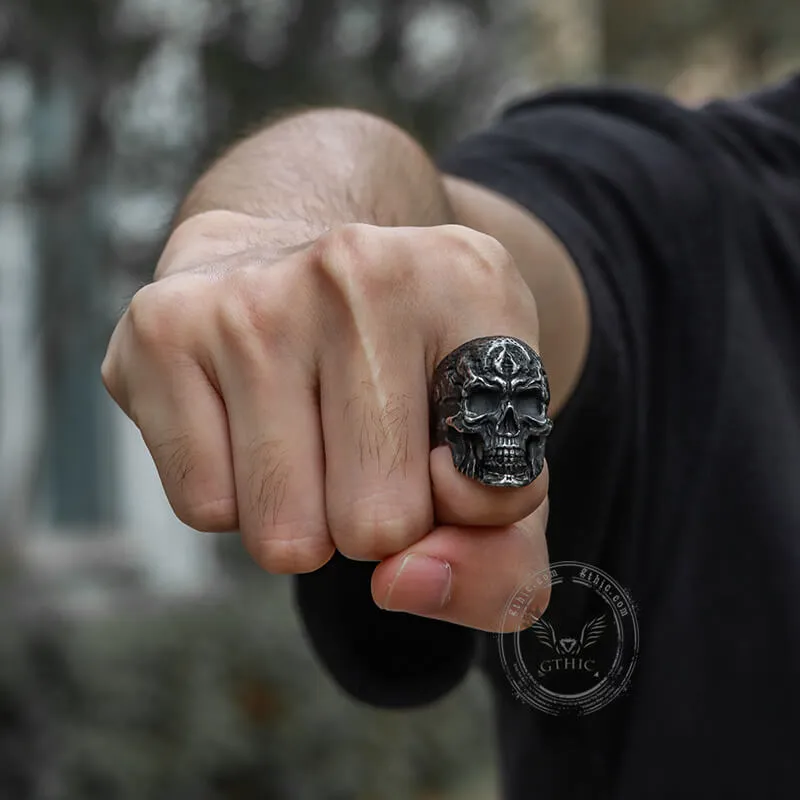 Classic Skull Stainless Steel Ring