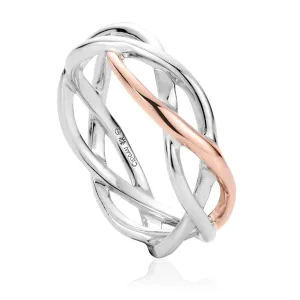 Clogau Sterling Silver Eternal  Celtic Love Weave Ring