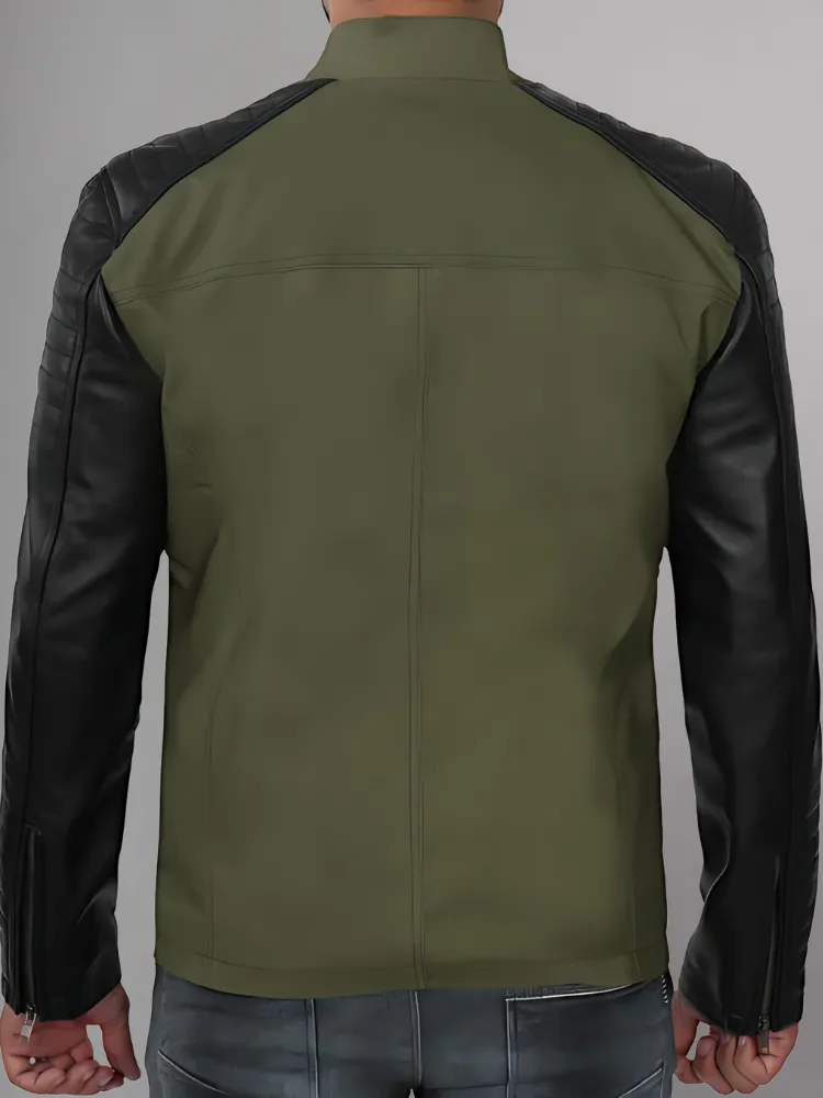 Darrell Green and Black Mens Cafe Jacket