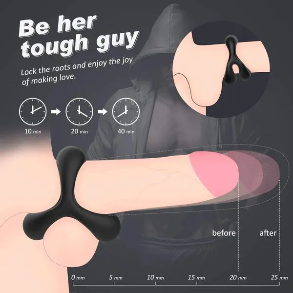 EnduroFlex Plus - 1.14-Inch Silicone Erection Enhancer Cock Ring