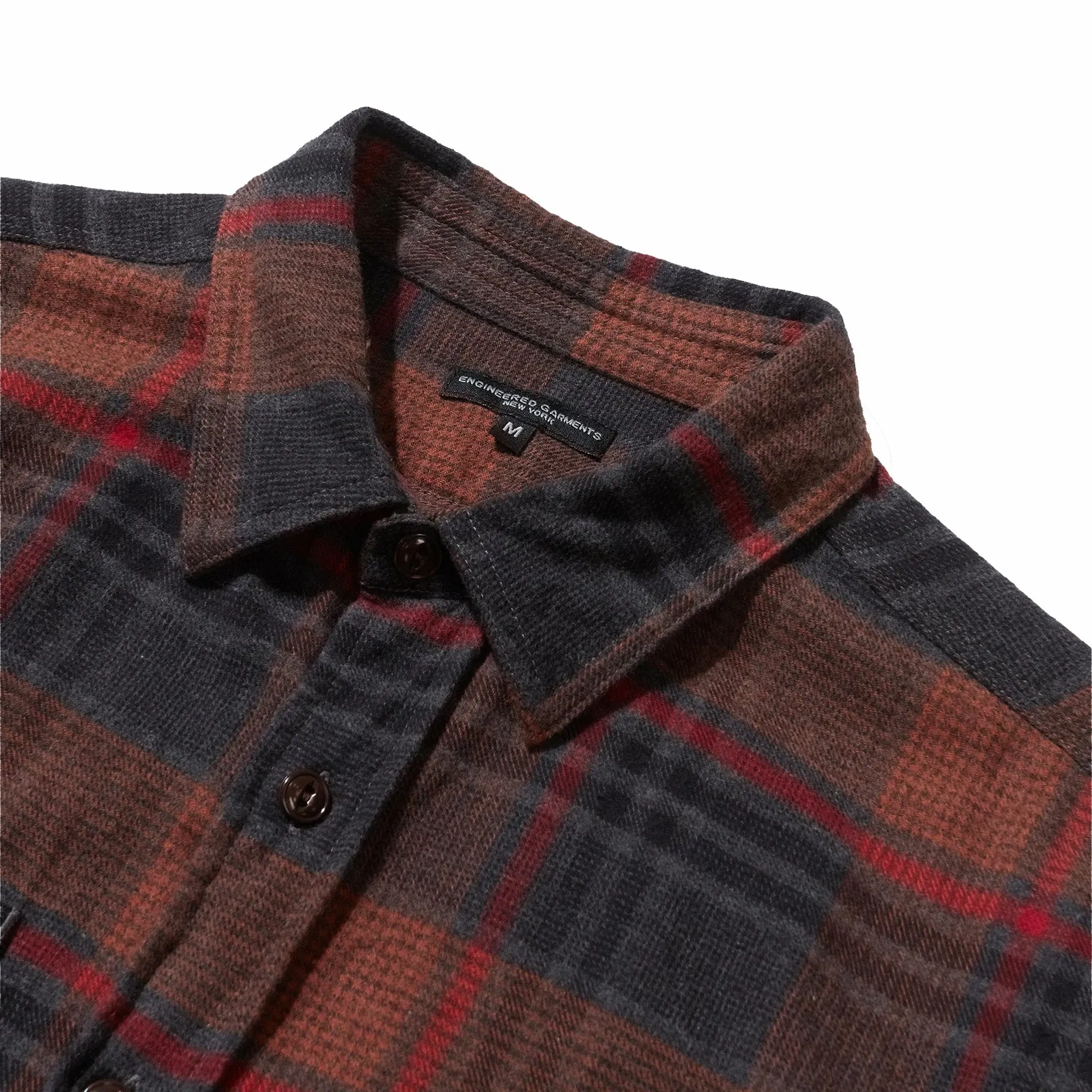 Engineered Garments Work Shirt (Orange/Red)