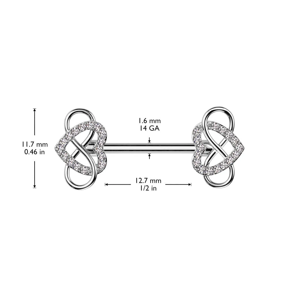 Eternal Love Nipple Barbell