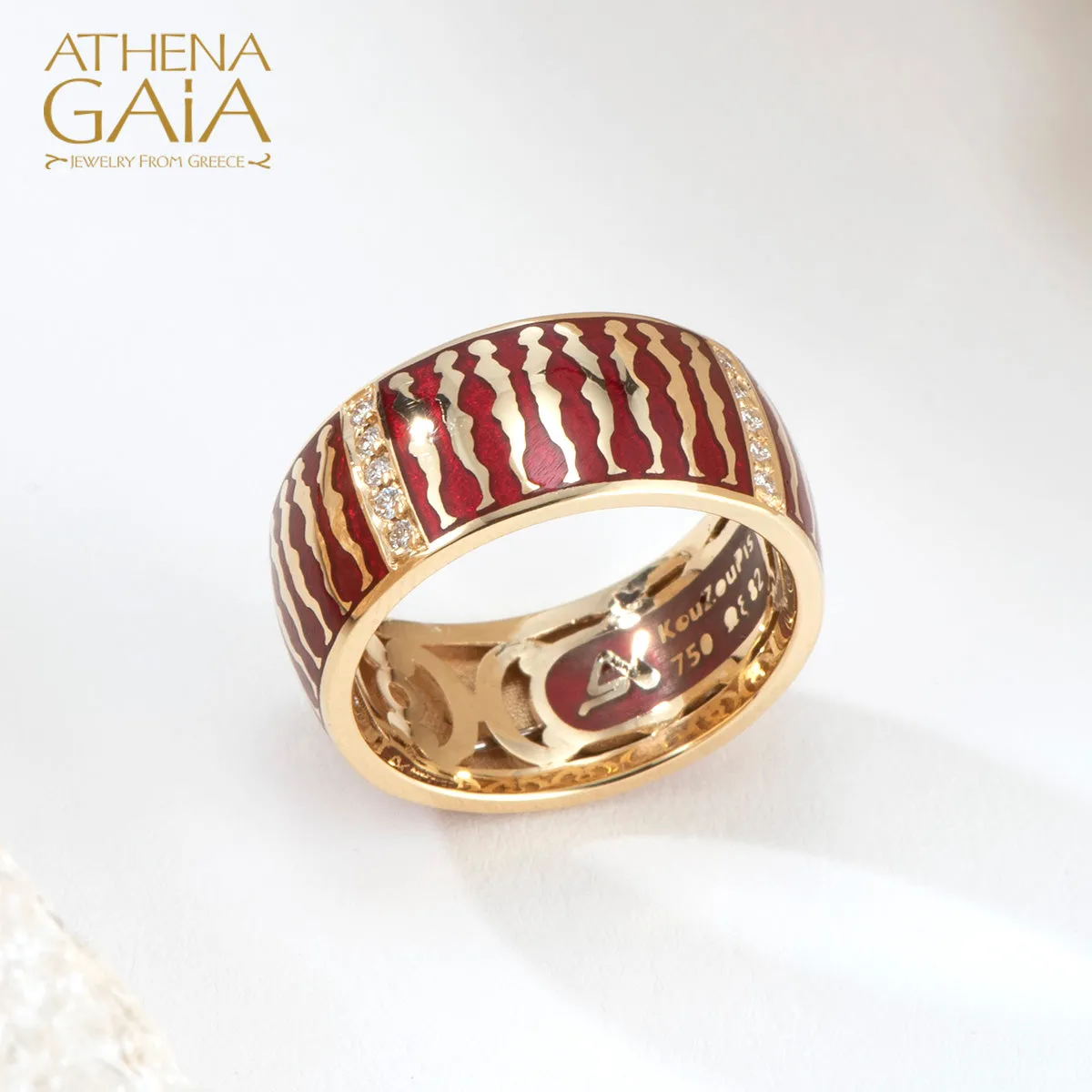 Eternal Women Enamel Band Ring