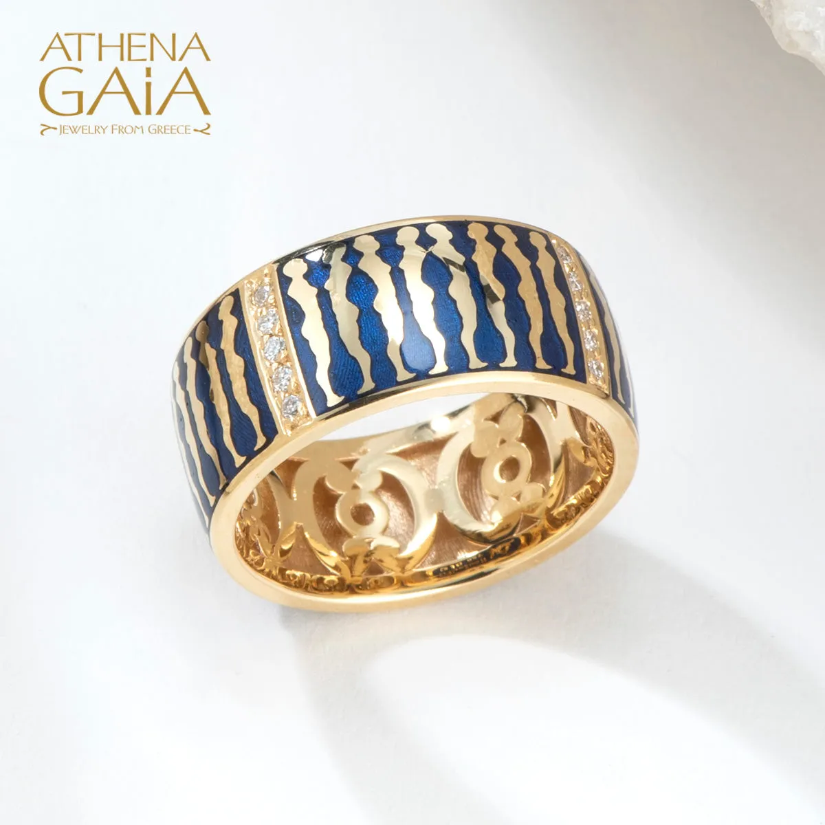 Eternal Women Enamel Band Ring