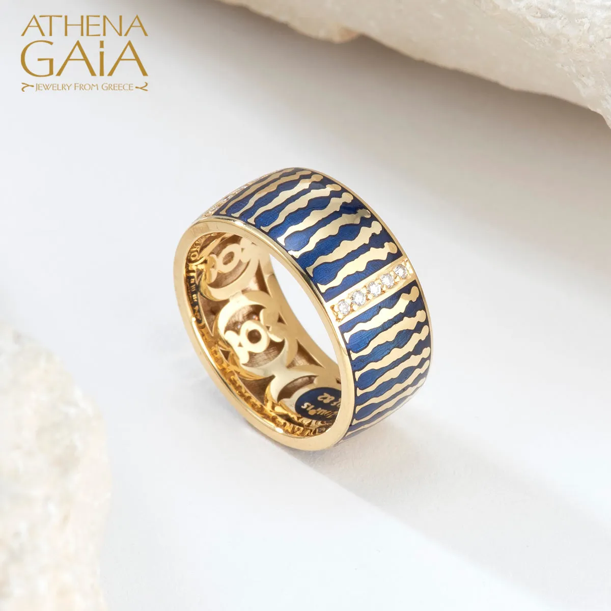 Eternal Women Enamel Band Ring