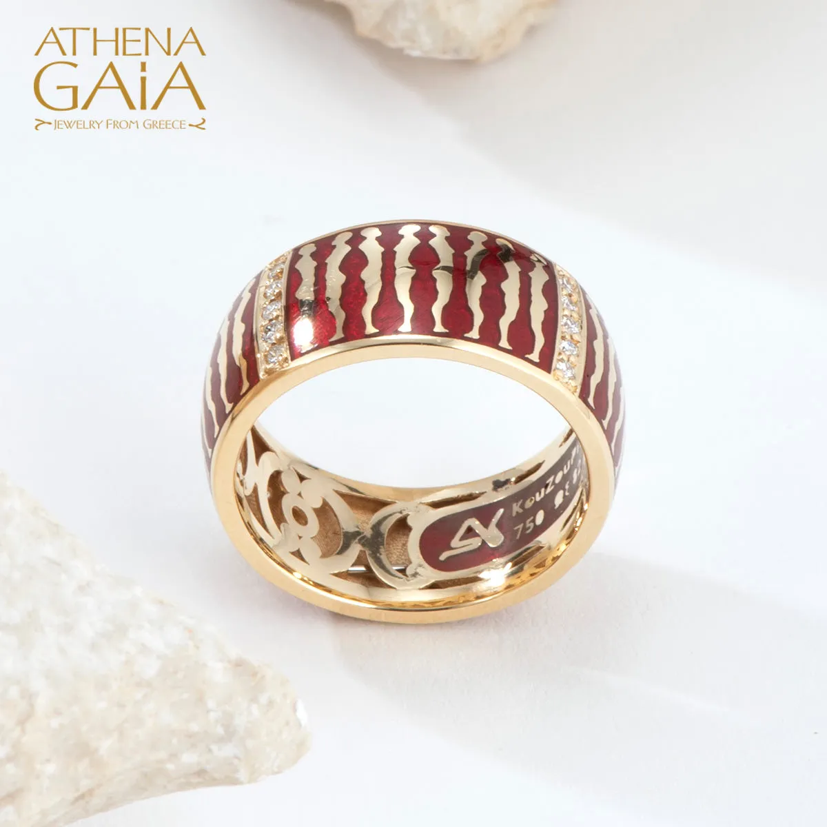 Eternal Women Enamel Band Ring