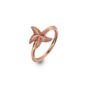 Hot Diamonds Eternal Love Ring Rose Gold Plate DR212