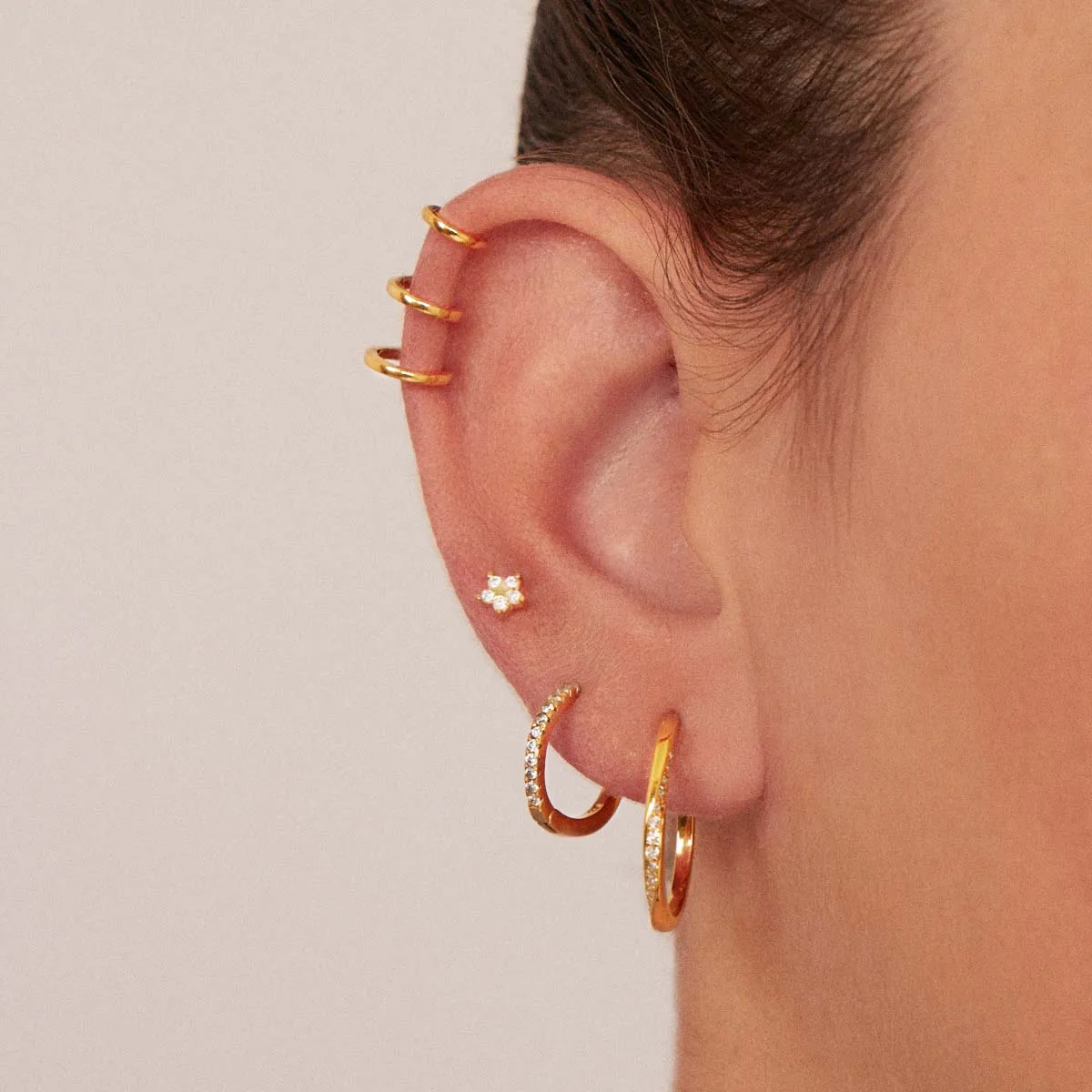 Lyra Gold Earrings