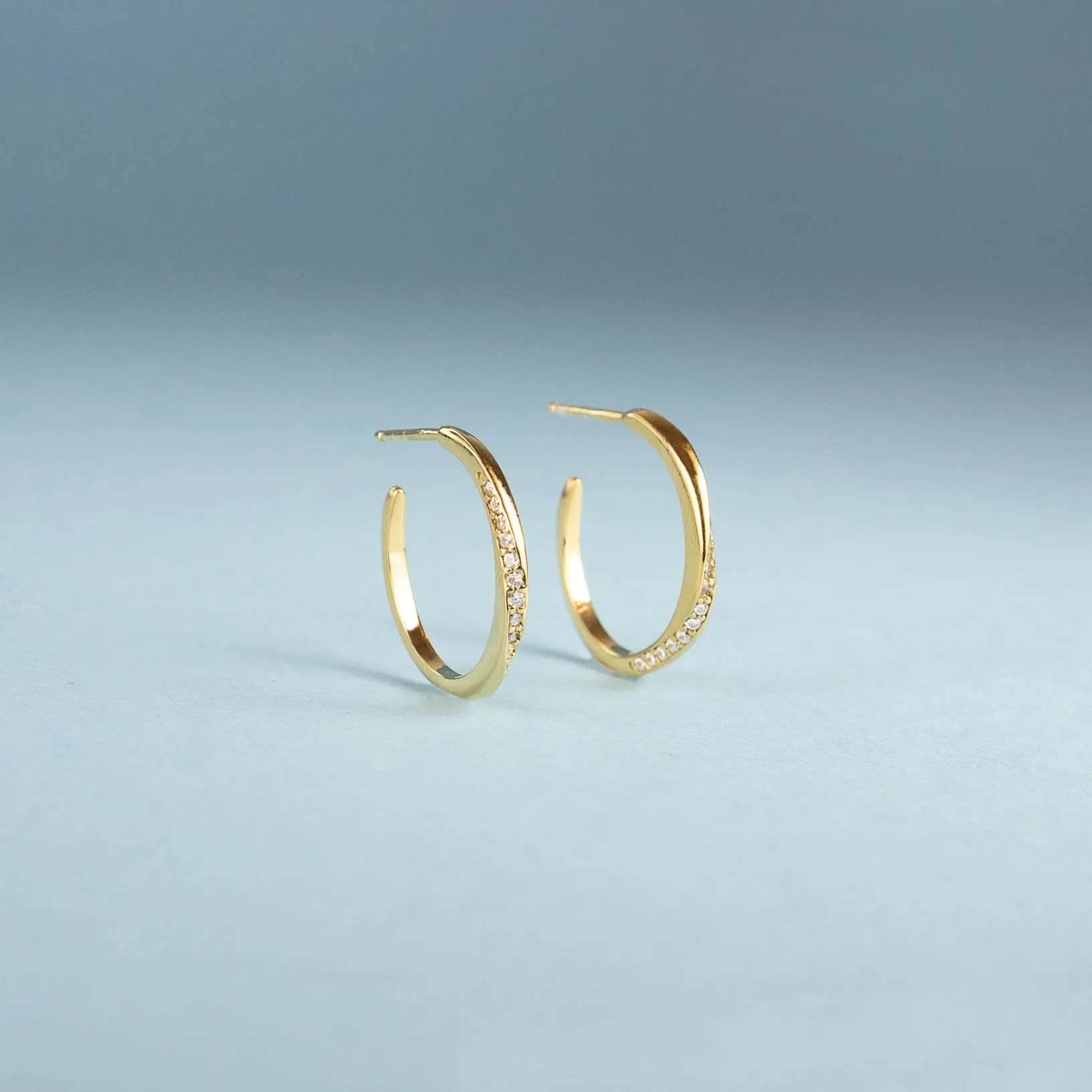 Lyra Gold Earrings