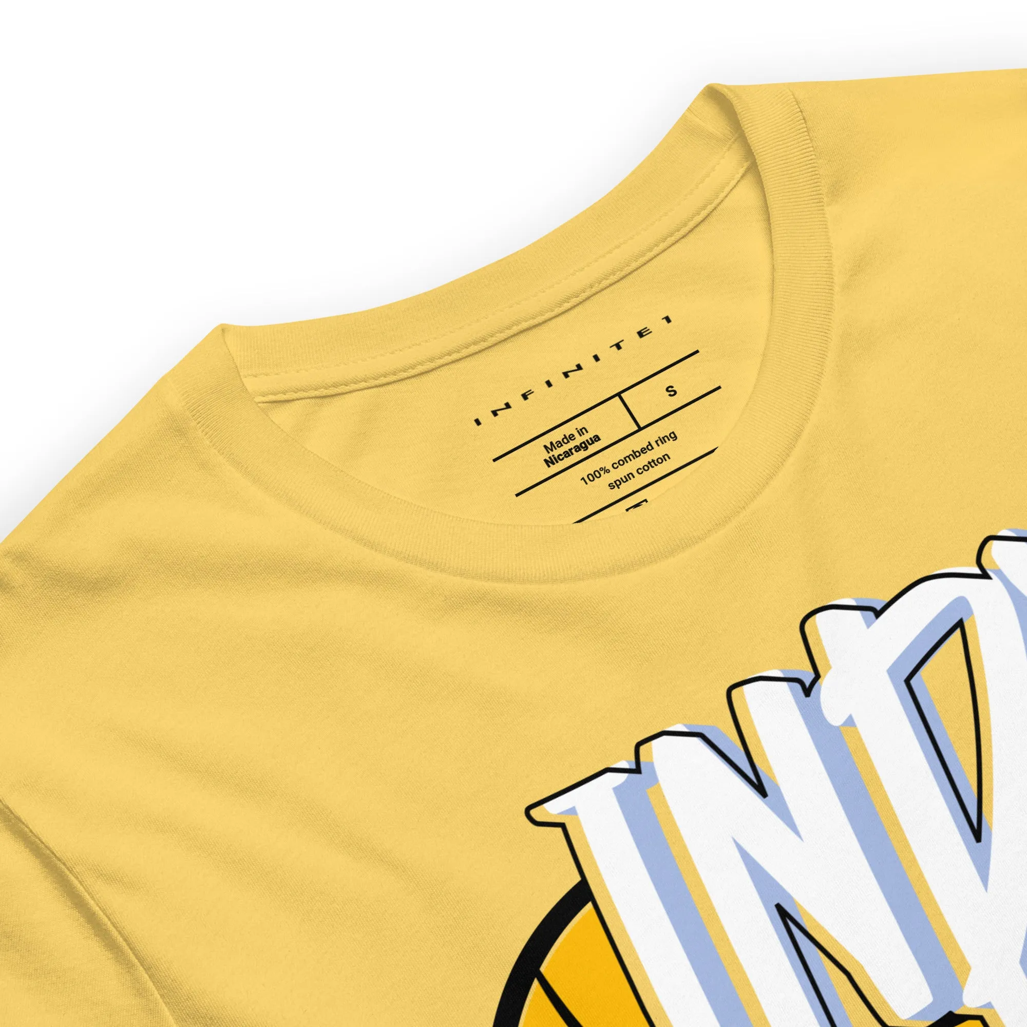 Men's Sports Culture Theme Yellow Graphic Tee