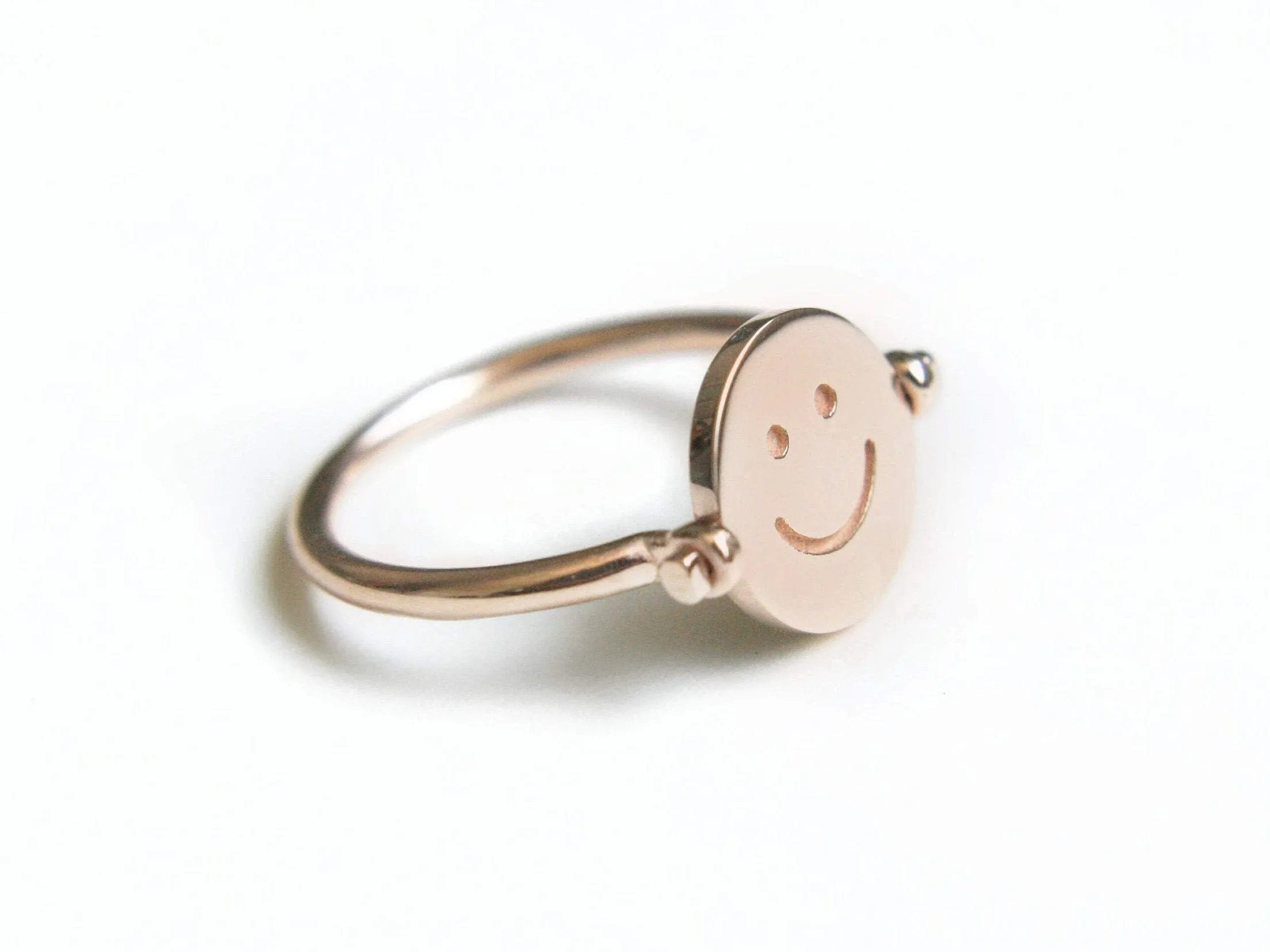 Mood Ring, Smiley Face Spinner Ring