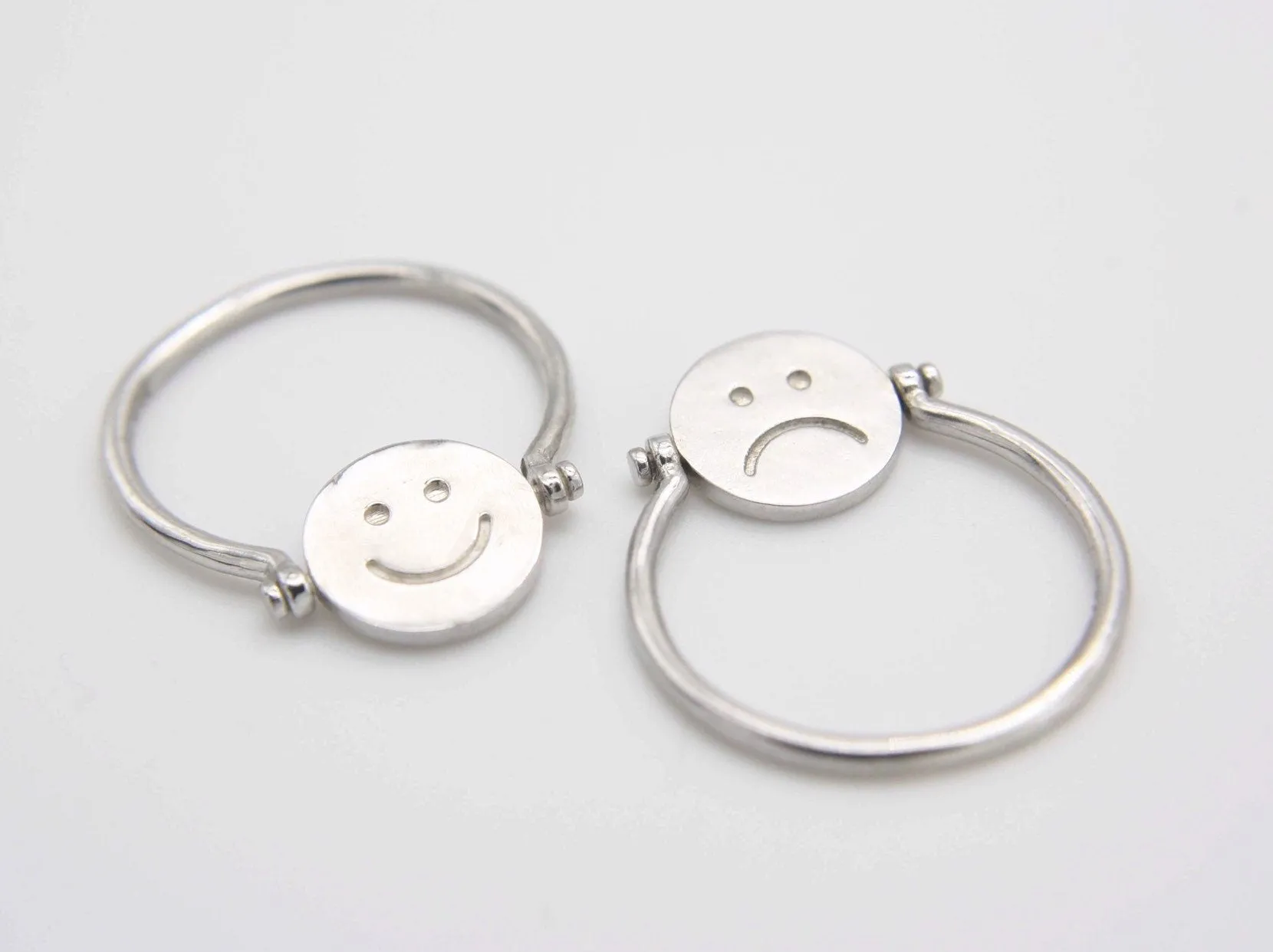 Mood Ring, Smiley Face Spinner Ring