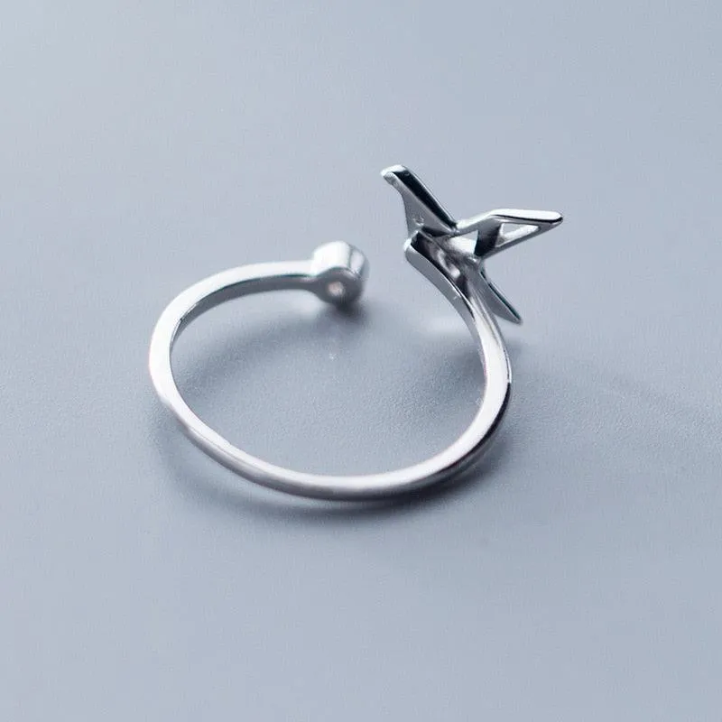 Origami Bird Minimal Ring