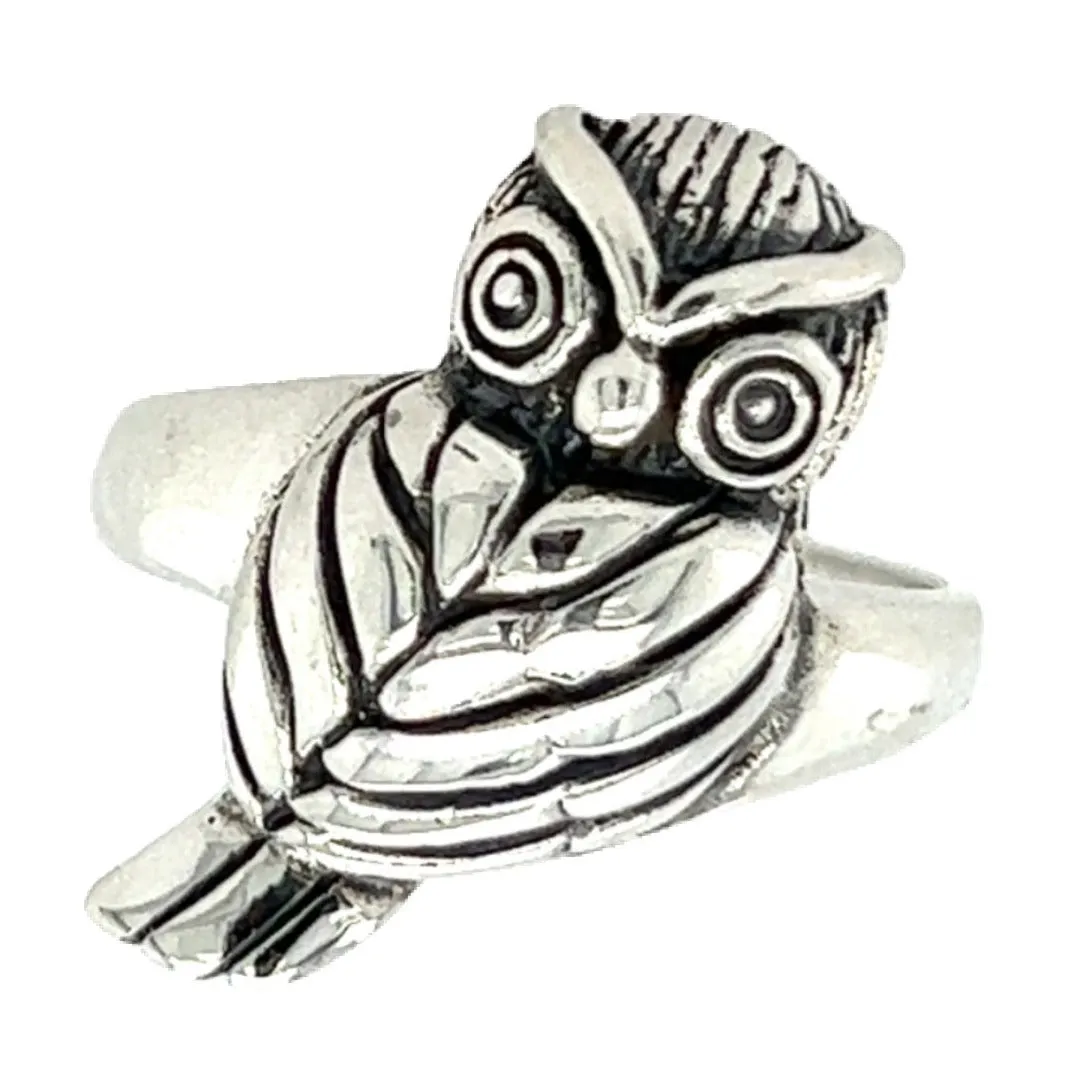 R557 Owl Ring