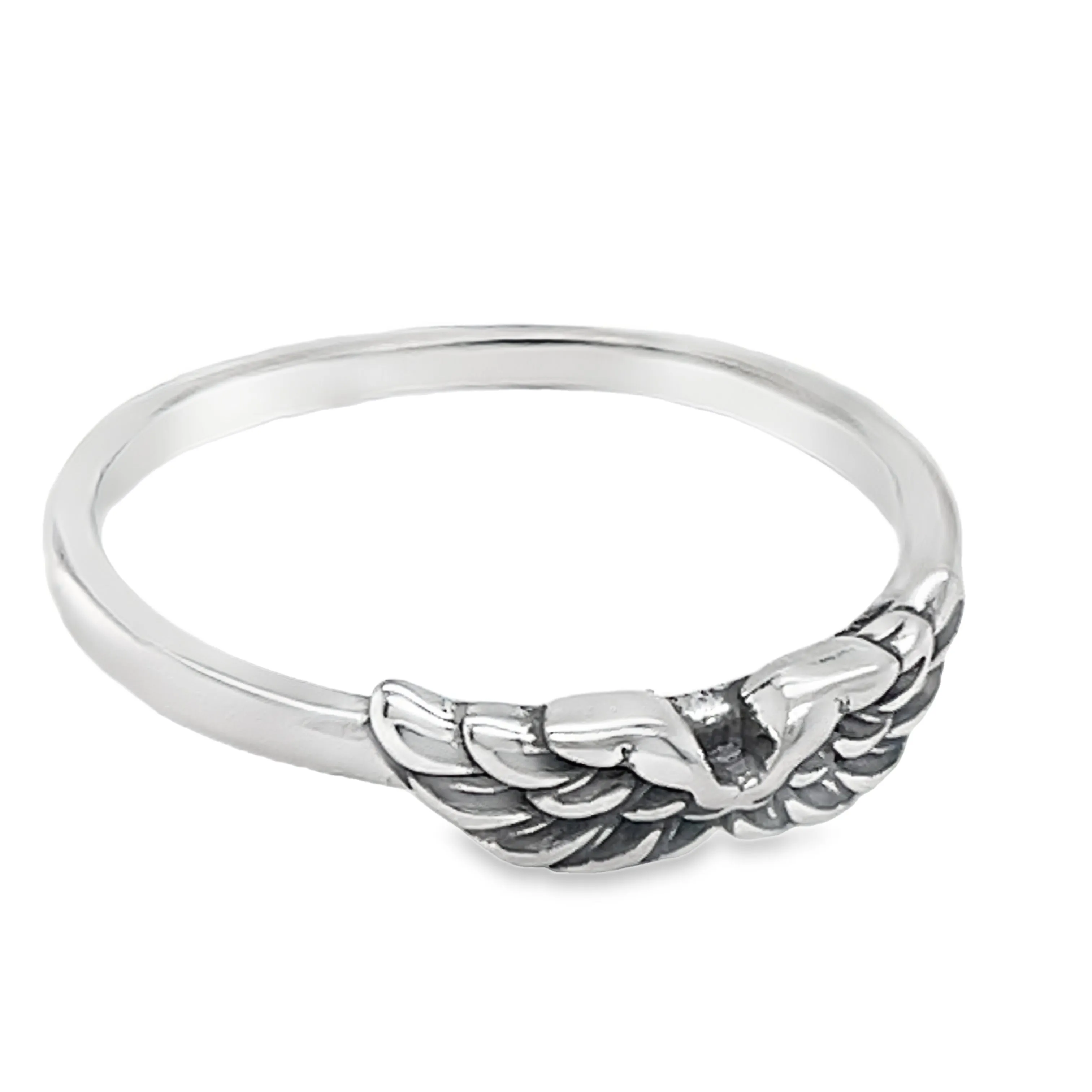 R842 Angel Wings Ring