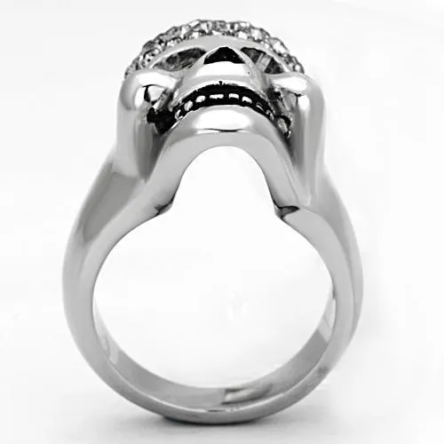 Ring Top GRD Crystal Black Diamond TK1116 for Women Style Stainless