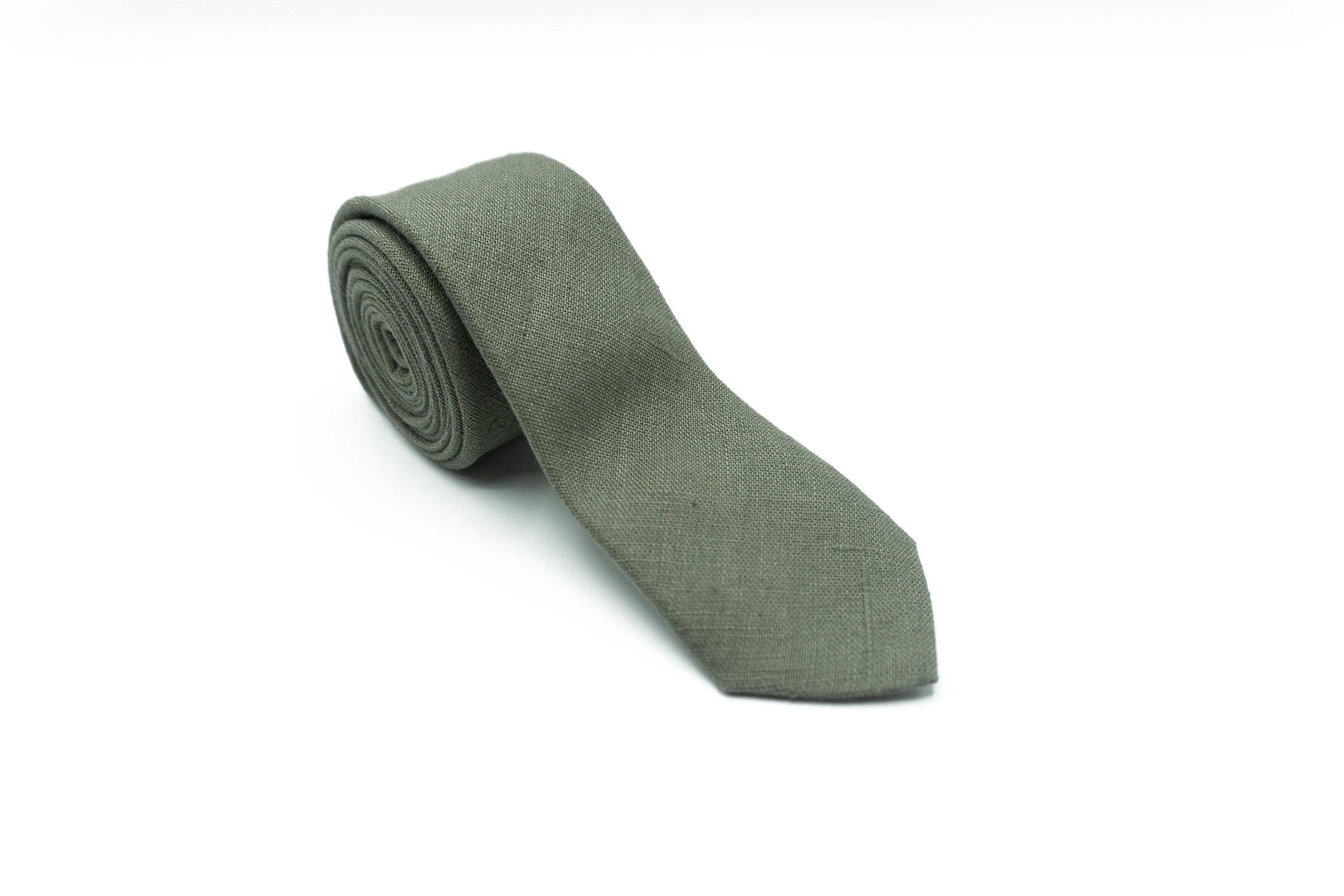 Sage Wedding Ties for Groomsmen - Men's Necktie Collection