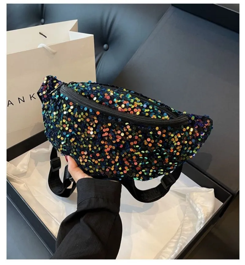 Sequin shoulder bag for women- King Stone Brothers and Co™️