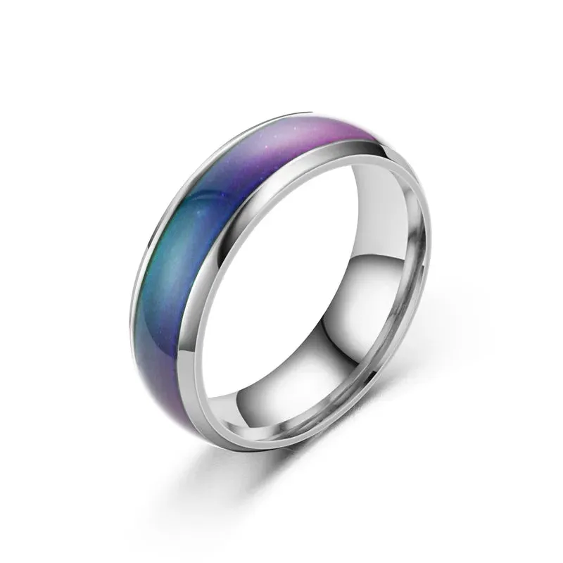 Stainless Steel Changing Color Rings