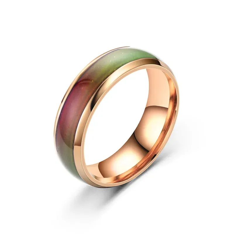 Stainless Steel Changing Color Rings