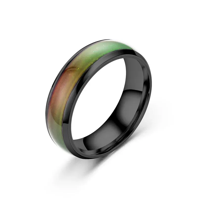 Stainless Steel Changing Color Rings