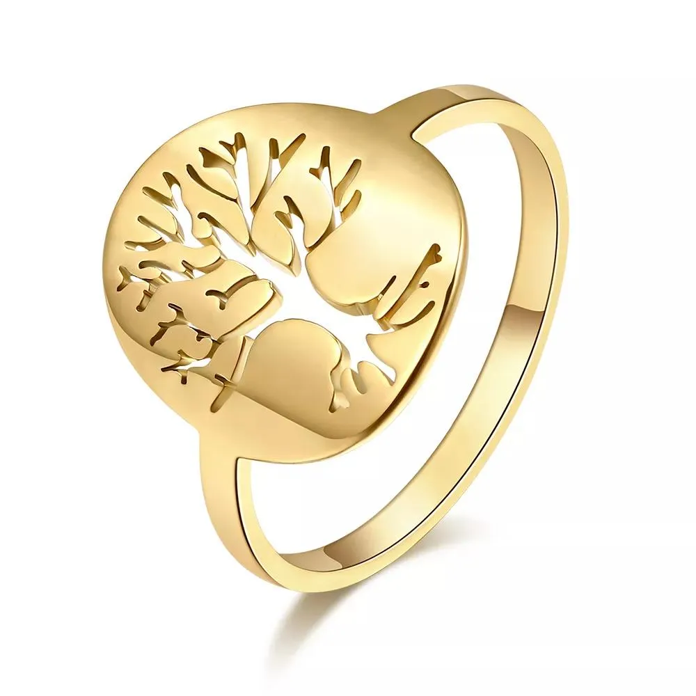 Tree Of Life Retro exquisite Pattern Ring