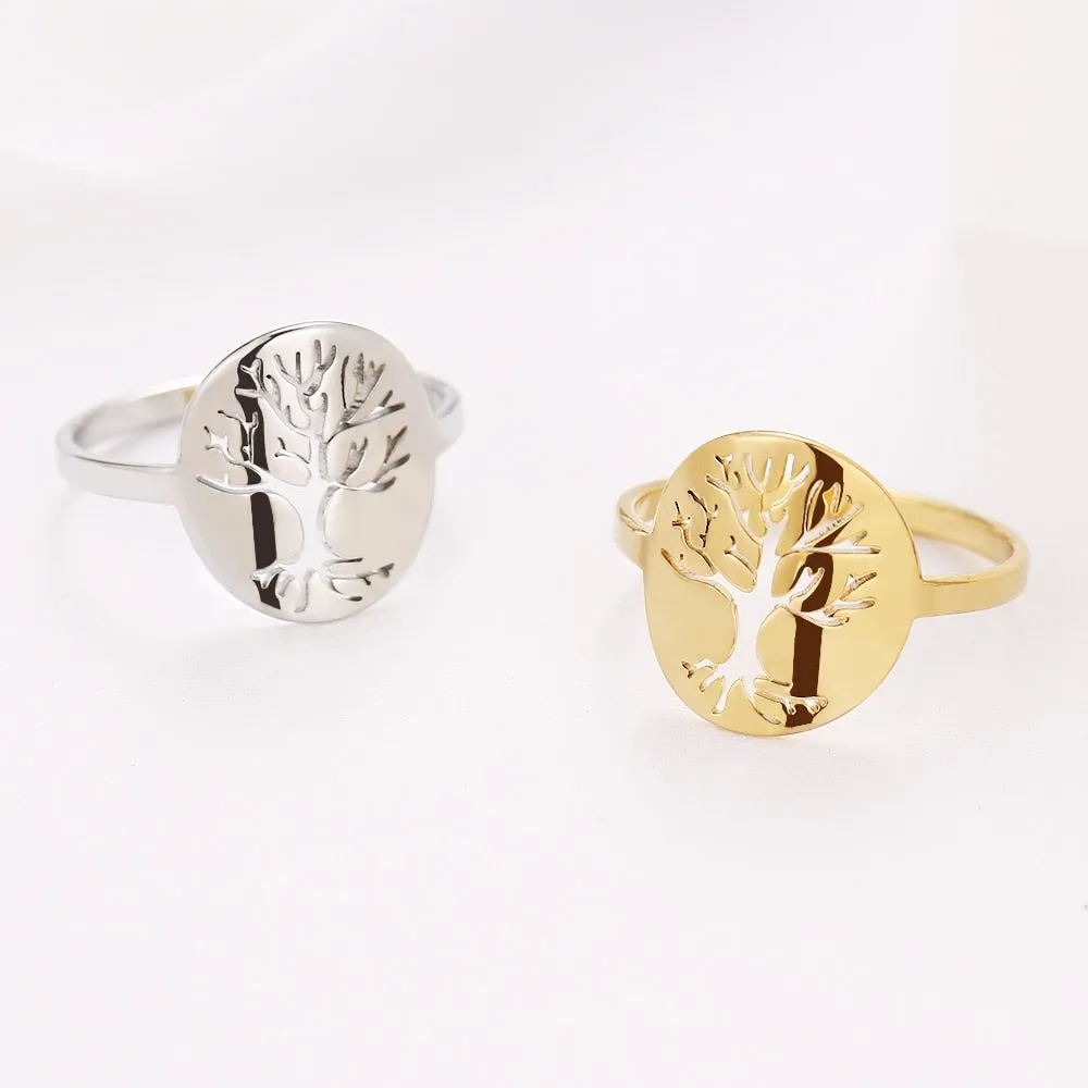 Tree Of Life Retro exquisite Pattern Ring