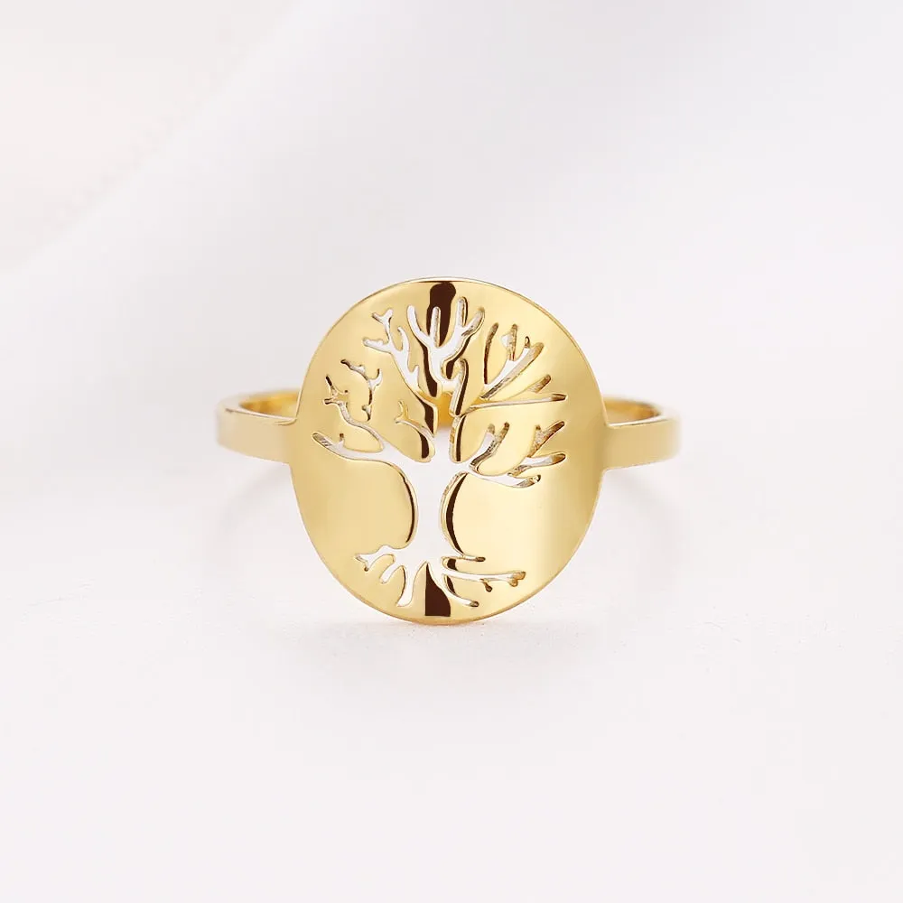 Tree Of Life Retro exquisite Pattern Ring