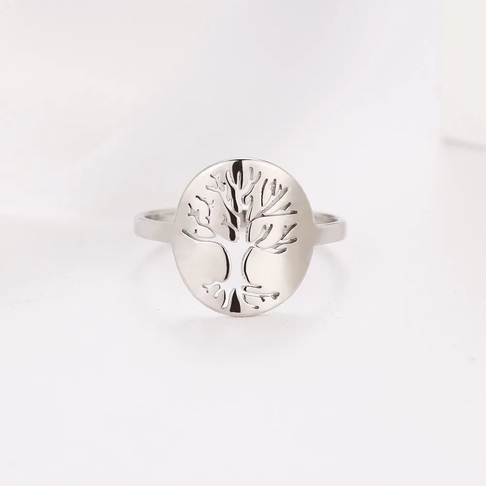 Tree Of Life Retro exquisite Pattern Ring