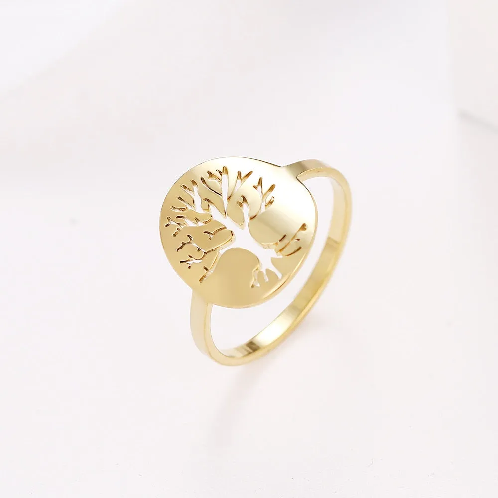 Tree Of Life Retro exquisite Pattern Ring