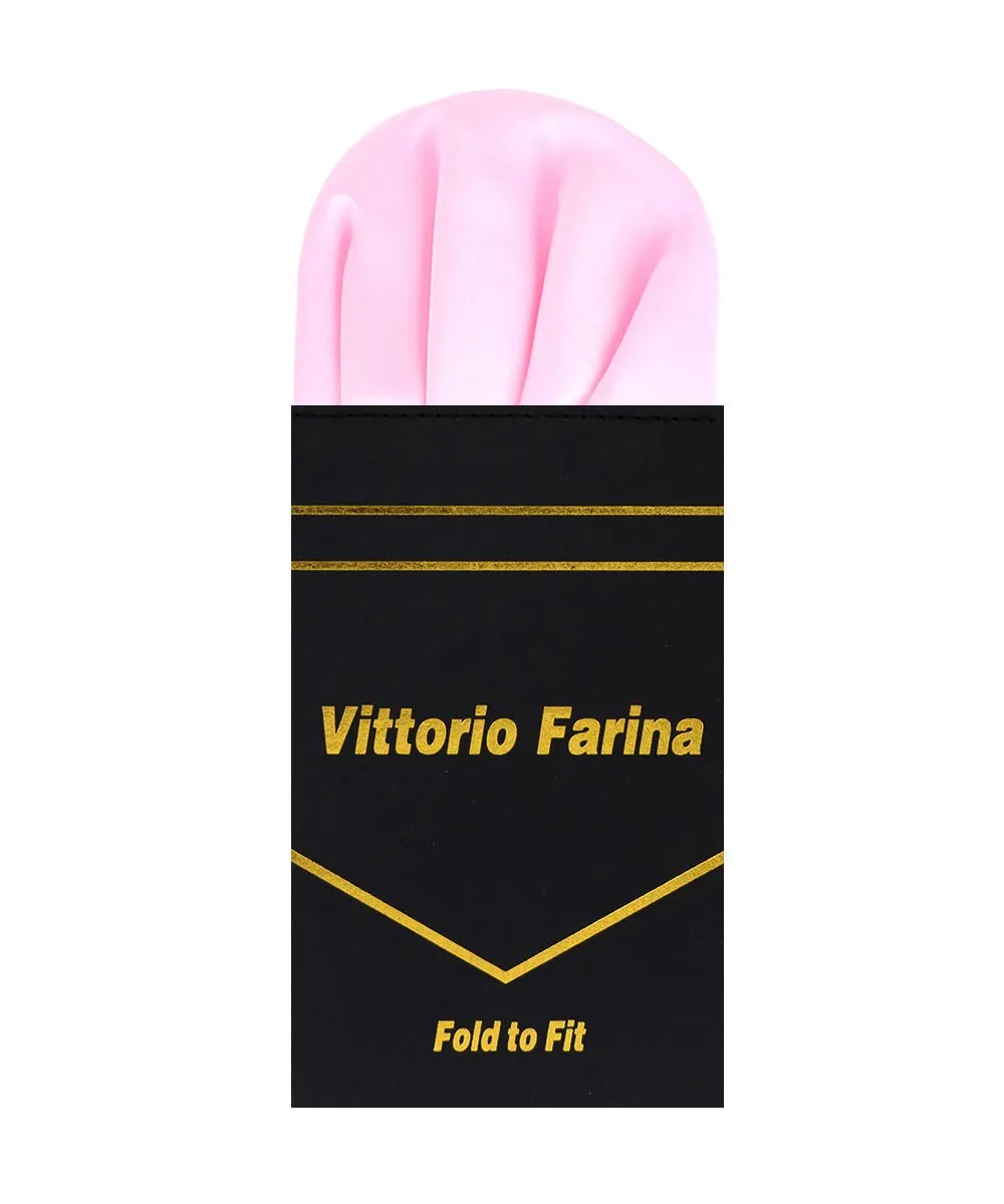 Vittorio Farina Men's Pre-Folded Pocket Square: Puff