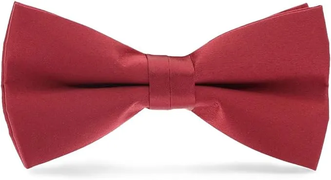 Vittorio Farina Men's Satin Bow Tie in Gift Box