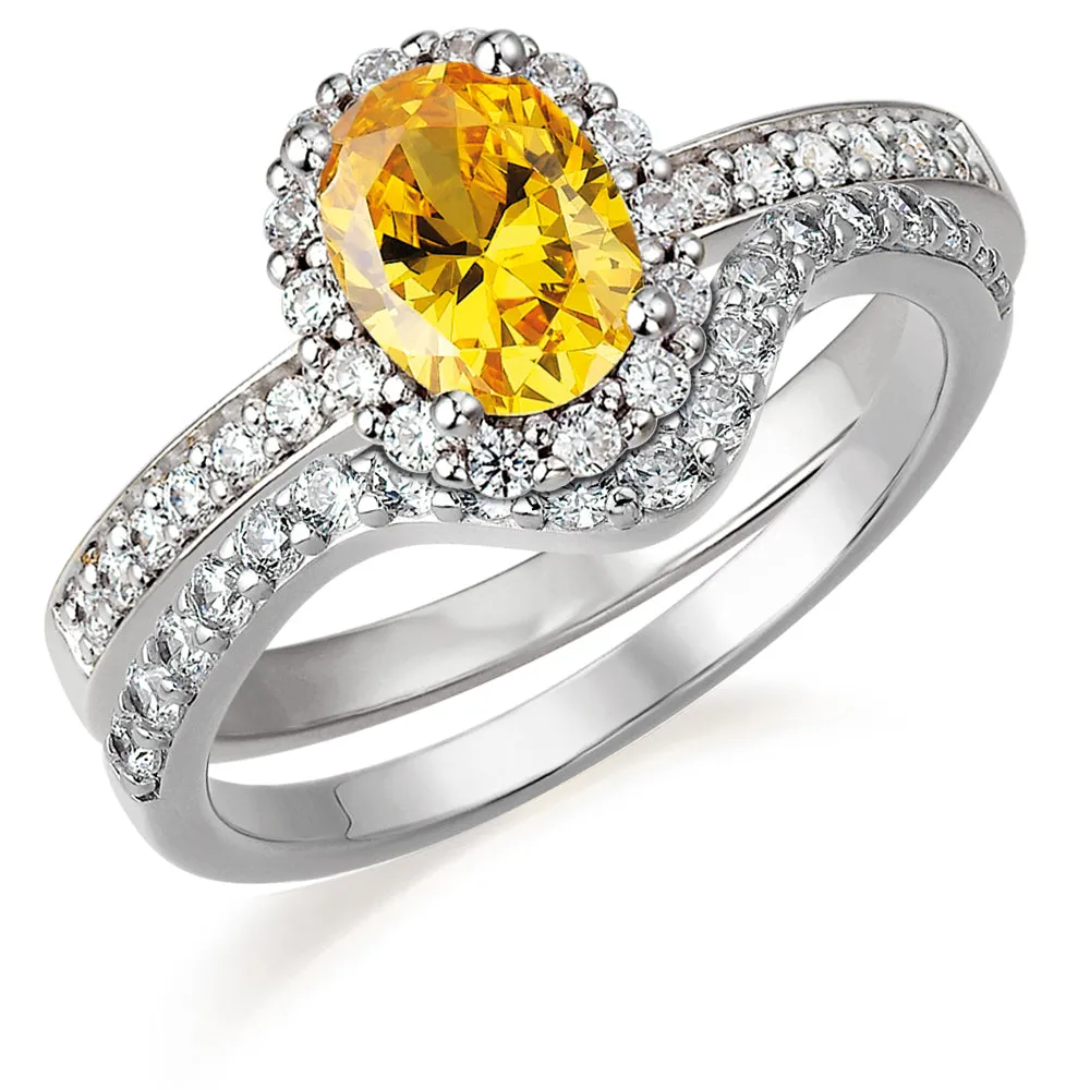 Yellow Cincature Ring Set